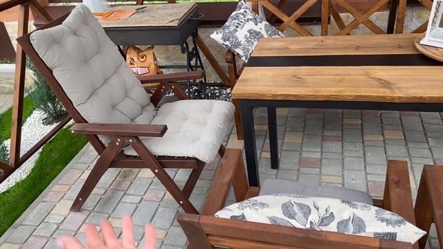 Сбылась мечта— достроили террасу, садовая мебель из IKEA, газон, альпийская горка своими руками✅? смотреть онлайн