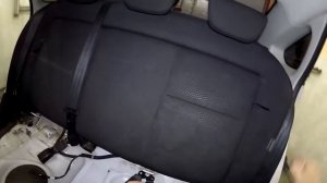 Снимаем передние/задние сидения Nissan Almera 2012-2018год