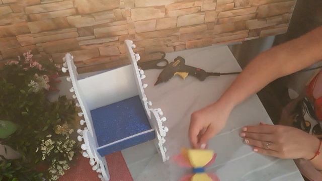 Сани Деда Мороза из потолочной плиты/ Новогодний Декор/Новогодние сани своими руками смотреть онлайн