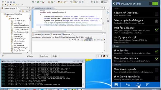 Appium Tutorial-Swipe and Scrollto смотреть онлайн
