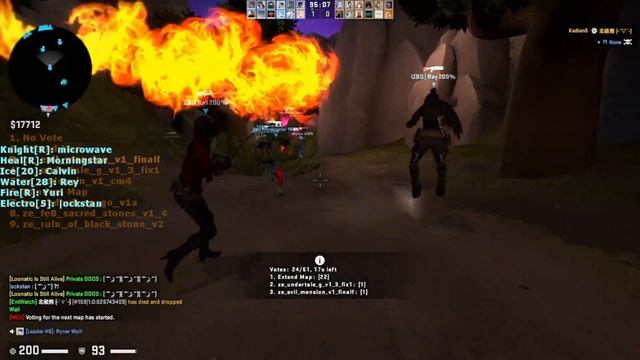 CSGO Zombie Escape - ze_blue_magic_castle_v3_1 | Level 2 [Zeddy's Zombie Escape] смотреть онлайн