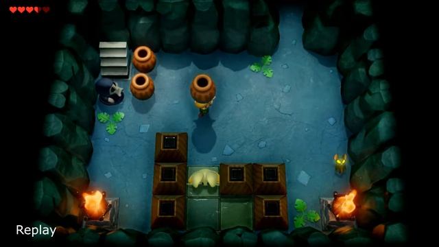 Bottle Grotto Hidden Nightmare key Walkthrough The Ledgend Of Zelda Links Awakening смотреть онлайн