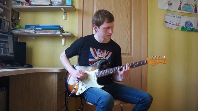 Как играть на гитаре Fender Stratocaster Mateus Asato - Time смотреть онлайн
