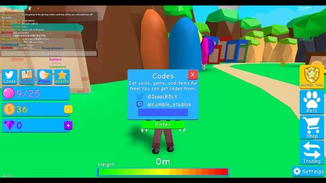 Balloon Simulator Codes(Roblox) смотреть онлайн