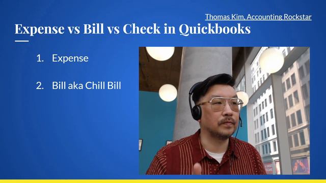 Expense vs Bill vs Check in Quickbooks | Thomas Kim from Tabular LLC смотреть онлайн