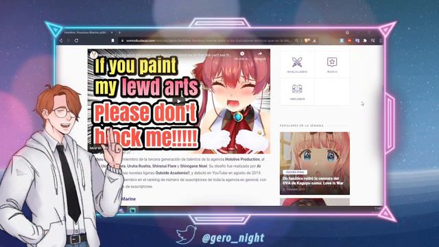 VTuber Houshou Marine a favor de la rule 34 смотреть онлайн