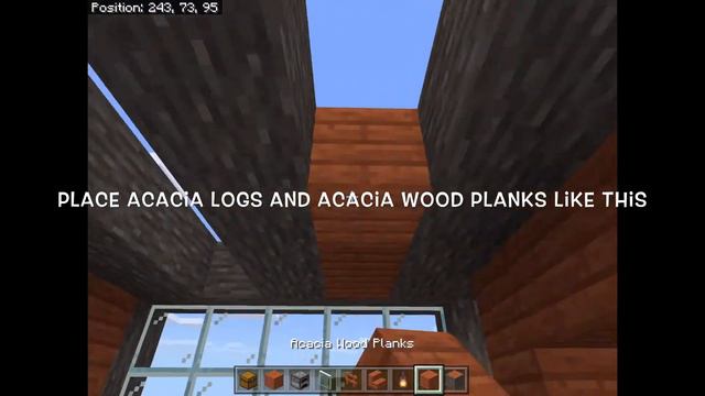Acacia Starter House In Minecraft Tutorial смотреть онлайн