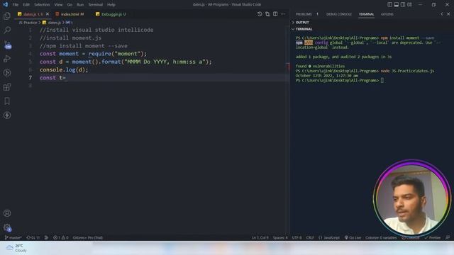 Dates in Javascript | Javascript dates using nodejs | dates смотреть онлайн