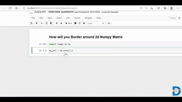Padding in Numpy Array | Numpy functions | Python Numpy Tutorial смотреть онлайн