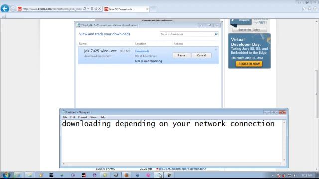 how to install Java development Tool kit for your windows 7 (part 1) смотреть онлайн