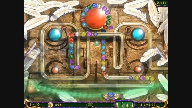 Let´s play Luxor 3 Level 5 - 10 смотреть онлайн