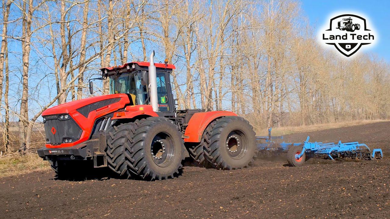 Обновленный трактор Кировец К-742М работа с культиватором Lemken Korund 8! Сезон - 2022! смотреть онлайн