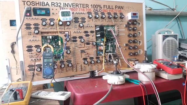 Dạy Sửa Board Máy Lạnh Toshiba Inverter Nội địa R32 Chuẩn P1