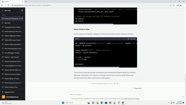 Python 3 4 How to transform a Pandas Data Panel not frame to a mySQL database смотреть онлайн