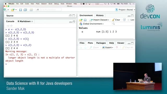 Data Science with R for Java developers - Sander Mak [Luminis DevCon 2015] смотреть онлайн