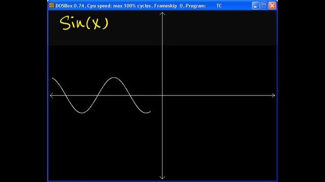 Draw sin(x) curve using C Graphics program - Demo смотреть онлайн