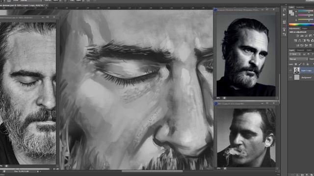 Хоакин Феникс (Joaquin Phoenix) portrait timelapse смотреть онлайн