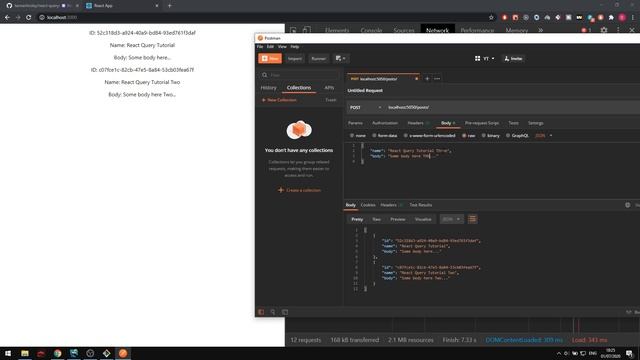 React Query Tutorial With useQuery And useMutation Hooks - React Tutorial смотреть онлайн