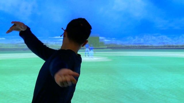 Villanova's PITCHvr virtual reality batting cage смотреть онлайн