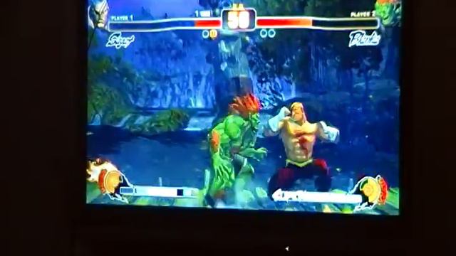 SF4 MM 3/20/2010: I_love_cola_man(Sagat) Vs. E1ectric(Blanka) Pt. 2