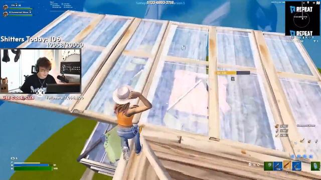 CLIX EXPOSED Somerset's EX-BOYFRIEND, then EMBARRASSED him in 2v2 ZONE WARS WAGER (Fortnite Moments смотреть онлайн