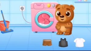 Подбираем одежду по цветам. Стирка для малышей.