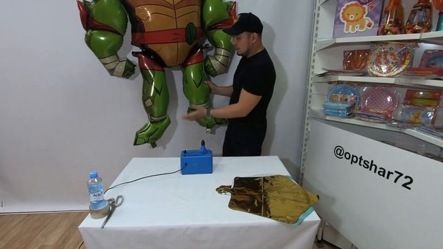 Как правильно надувать фольгированные шары и ходячие фигуры, бизнес на воздушных Шарах смотреть онлайн