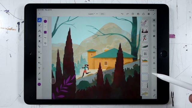 How to Use Layers in Adobe Fresco смотреть онлайн