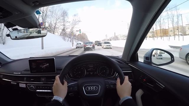 【Test Drive】2017 New Audi A4 2.0 TFSI quattro - POV City Drive смотреть онлайн