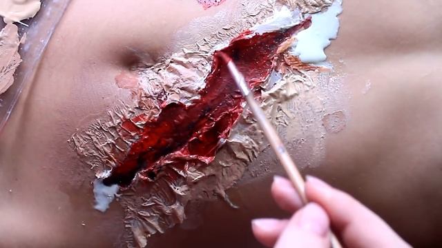 DIY:Как сделать РАНУ в домашних условиях? Halloween/ Tutorial смотреть онлайн