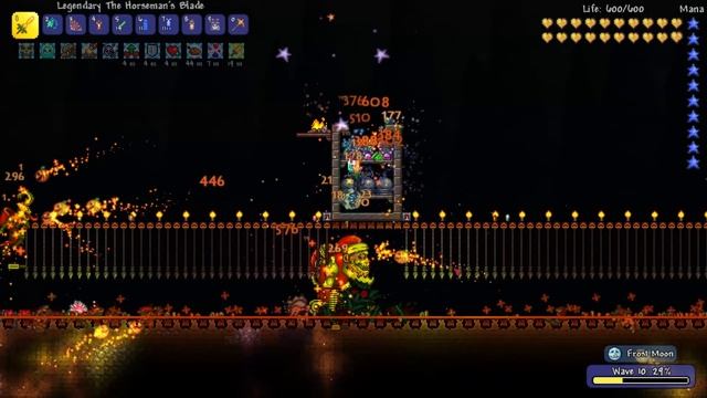 [Terraria] - Морозная Луна за Воина (Frost Moon) смотреть онлайн