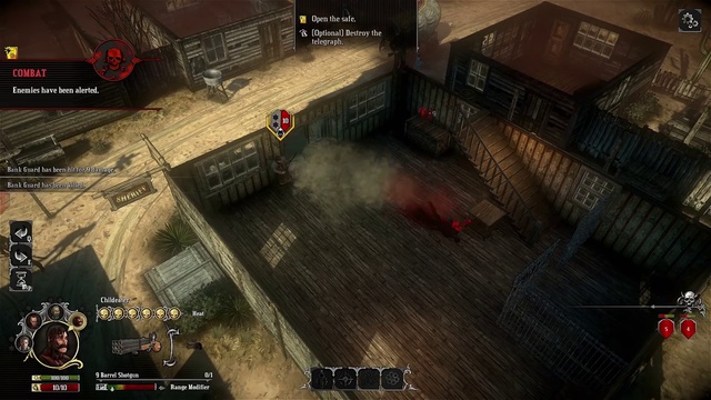 Hard West - Bank Robbery Gameplay смотреть онлайн