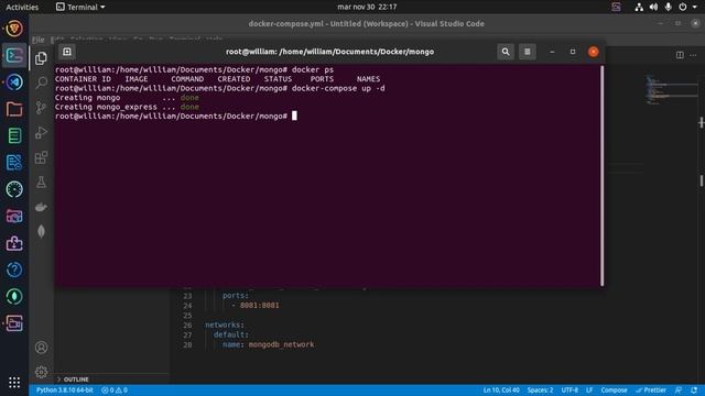 MongoDB y Mongo Express con Docker смотреть онлайн