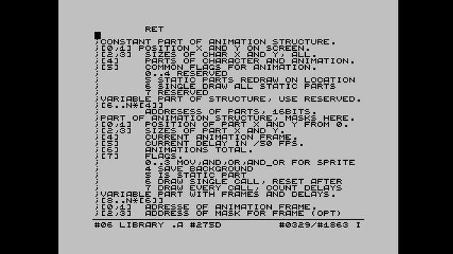 Дневник разработки, ZX Spectrum, #1. Общие вопросы, библиотека машинного кода и спрайт в Бейсике смотреть онлайн