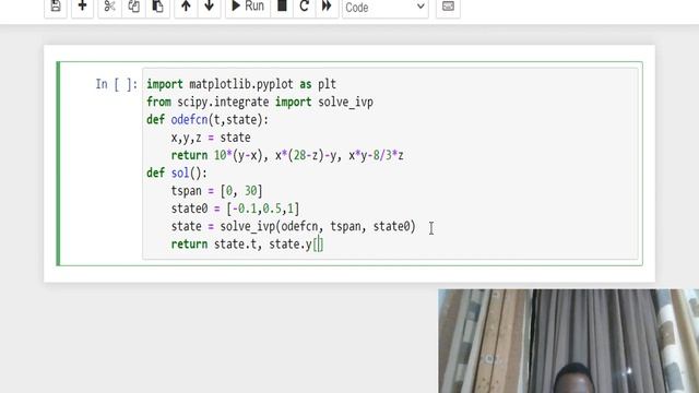 Solving an initial value problem (IVP) using Python solve_ivp смотреть онлайн