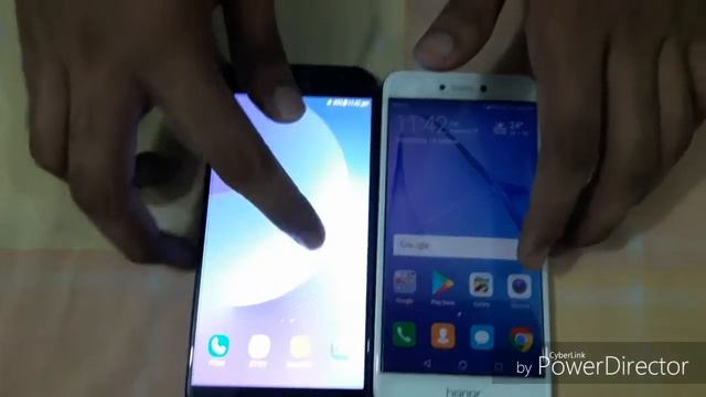 Huawei Honor 8 Lite Vs Samsung Galaxy J7 Pro (2017)  Comparison & Speed Test (4K ) [JF Gadgets]