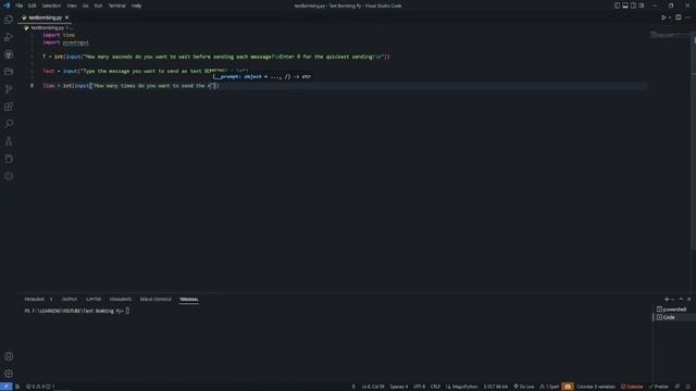 Python Text Bombing Project || How to Code Text Bombing Project смотреть онлайн