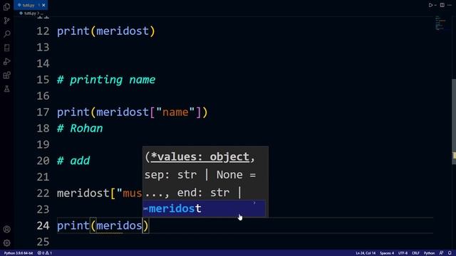 Dictionary And Dictionary Functions | Python Tutorial For Beginner's #7 смотреть онлайн