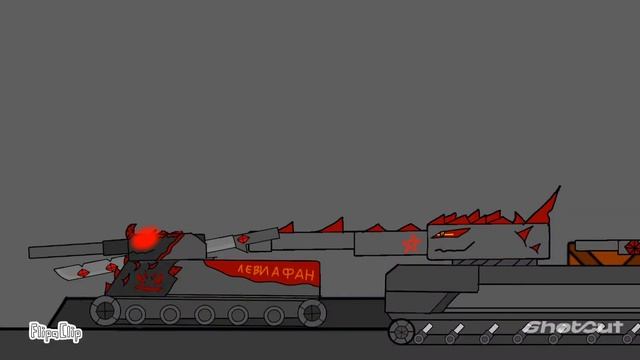 вафля против ратте+Левиафан. /мультики про танки/