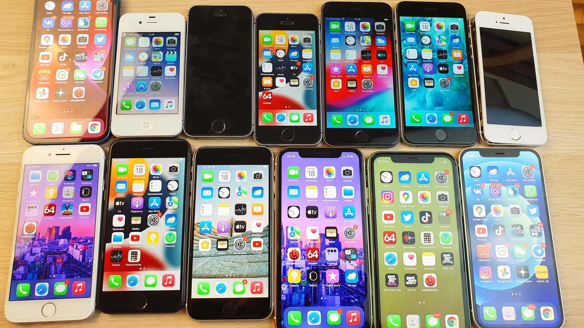 ВСЕ МОИ ТЕЛЕФОНЫ APPLE IPHONE смотреть онлайн