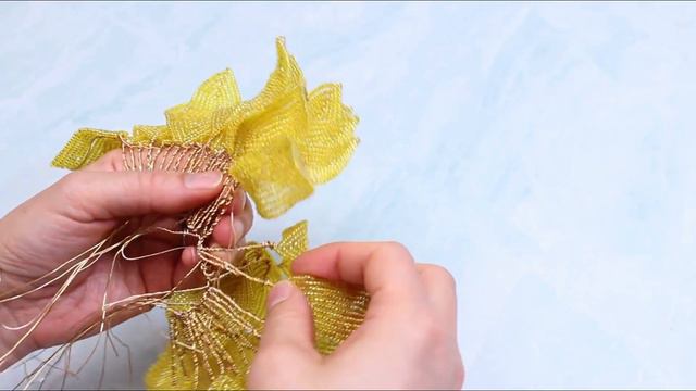 Preview: French beaded sunflower - Petals смотреть онлайн