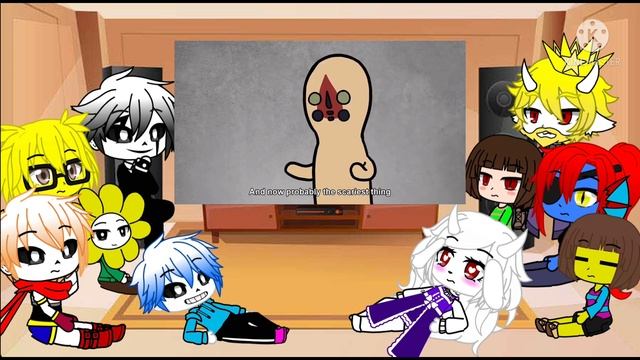 Undertale Cast Reacts to Scp-173 (Gacha Club Au) смотреть онлайн