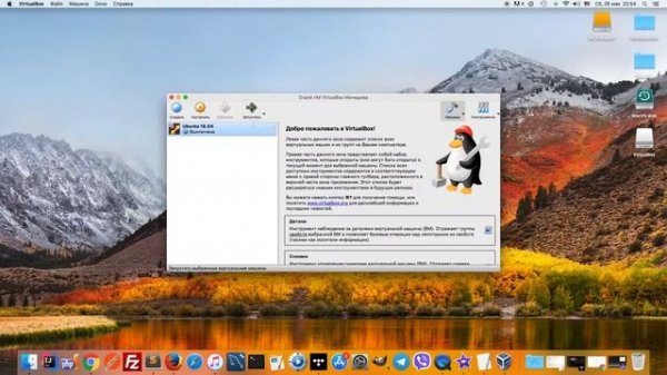 Виртуальная машина. Часть 1. Установка VirtualBox, Linux Ubuntu.