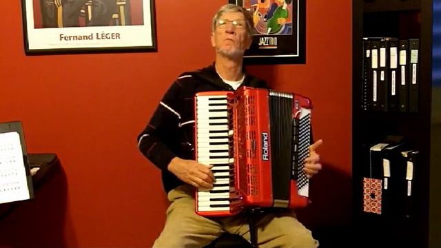 "What a Wonderful World" Accordion Solo, Roland FR-7 смотреть онлайн