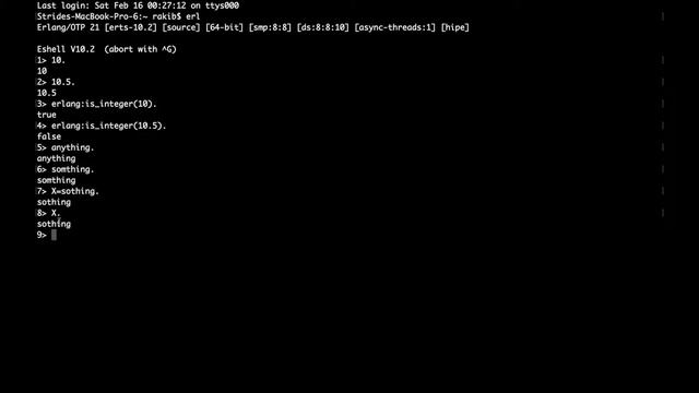Data Type in Erlang Part 1 (Number, atom and tuple) смотреть онлайн
