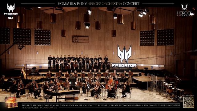 Heroes Orchestra LIVESTREAM - HoMM III & IV & V - 2nd CONCERT смотреть онлайн