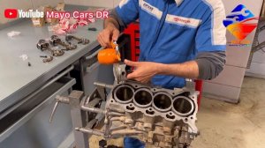 2ZR 1.8L Engine Rings And Piston Installation Of Toyota Corolla