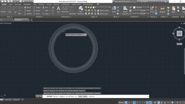 How to Offset at AutoCAD смотреть онлайн