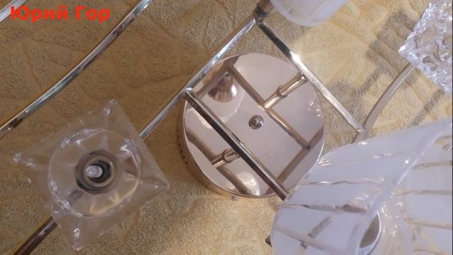 Переделка люстры с цоколем ламп G4. Alteration of a chandelier with a G4 lamp base. смотреть онлайн