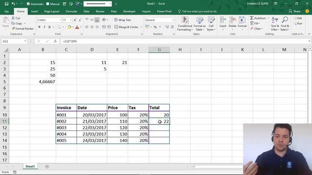Excel - Basic operations and references смотреть онлайн